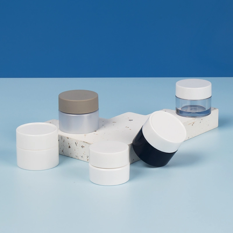 Environmental Packaging 2 in 1 Lip Balm Jar Cosmetic Package with Empty Label Mini Jar Eye Patch Jar Lid