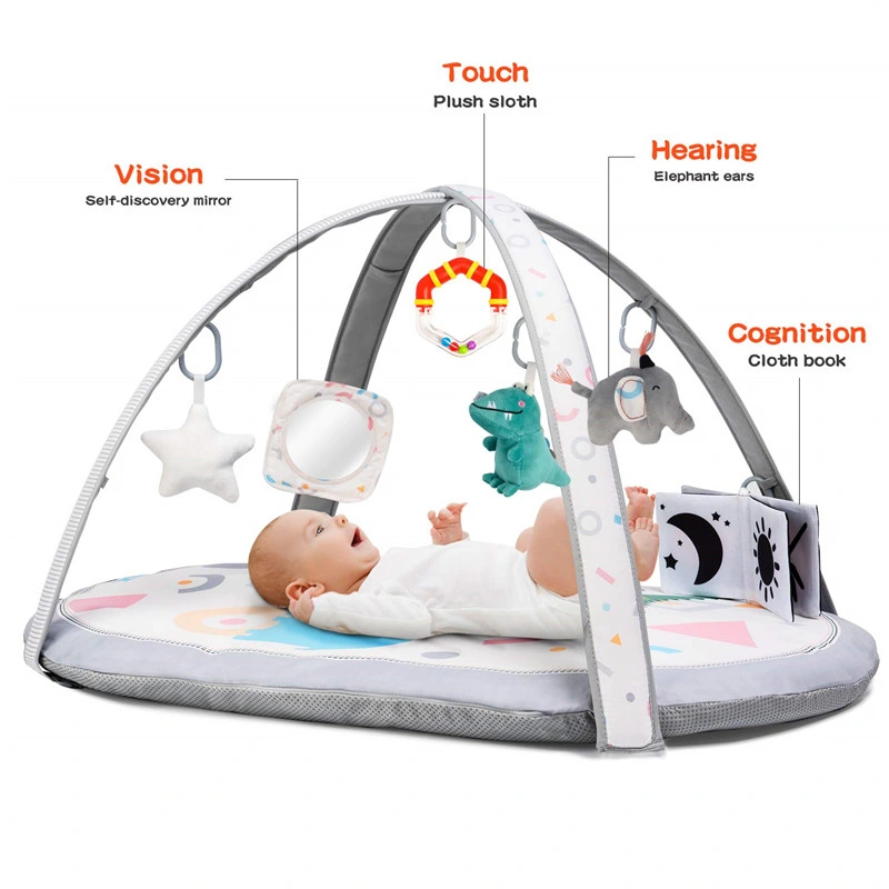 Baby Crawling Hammock Cushion Cloth Book Bed Bell Customized Baby Plush Products Cotton Material in Line with CE Certification
