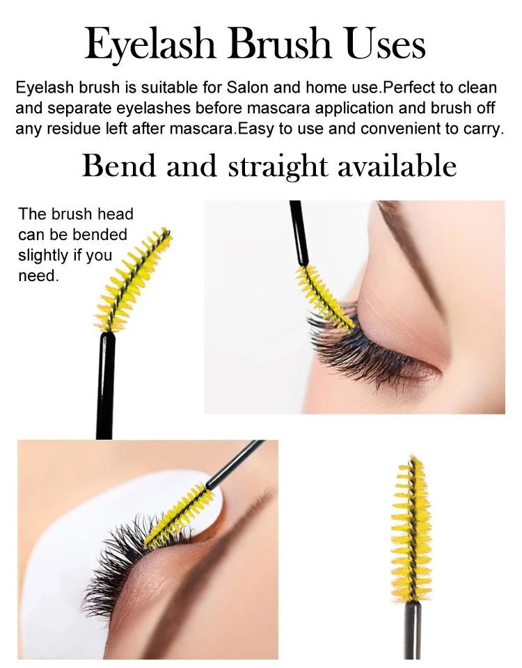Wholesale Eyelash Extension Brush High Quality Eyebrow Brush