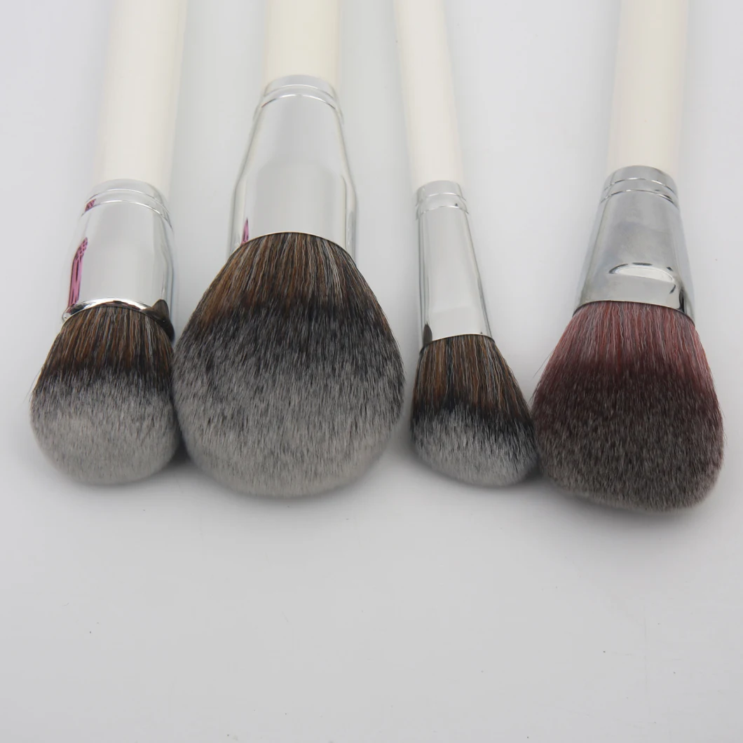 14PCS Cosmetic Brush for Concealer Eyeshadow Eyebrow Highlight Pink