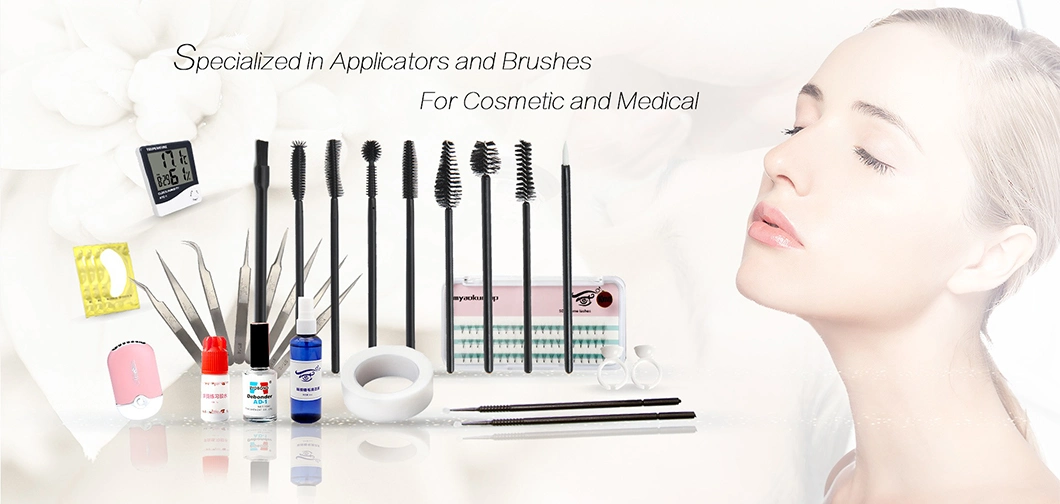 Beiqili Disposable Makeup Brush Mascara Wands Applicator One-off Eyelash Brush for Eyelash Extension Make up Maquillaje
