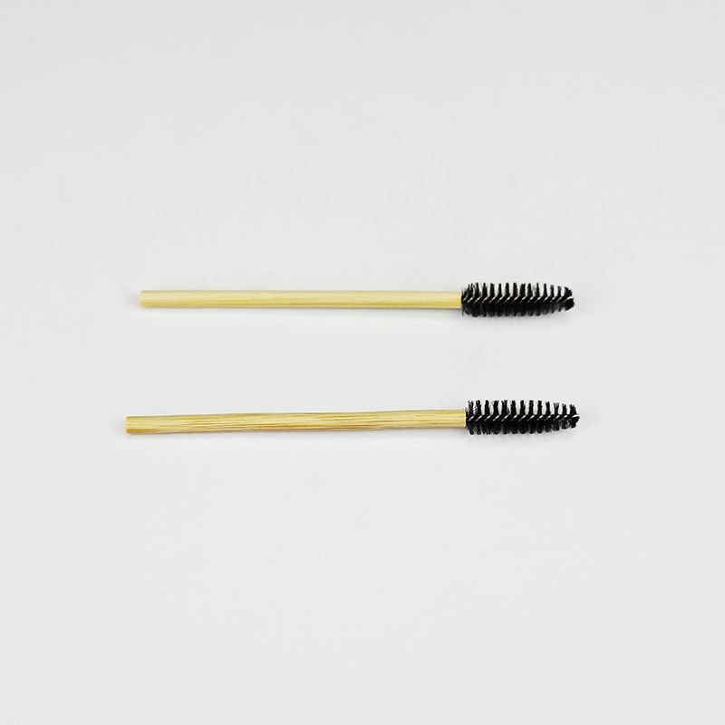 Eco-Friendly Bamboo Handle Bamboo Stick Disposable Mascara Wand Eyelash Brushes