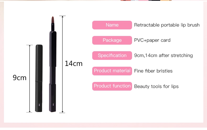 Wholesale Brand OEM Cosmetics 1PCS Brush Mini Lip Brush Makeup Brushes