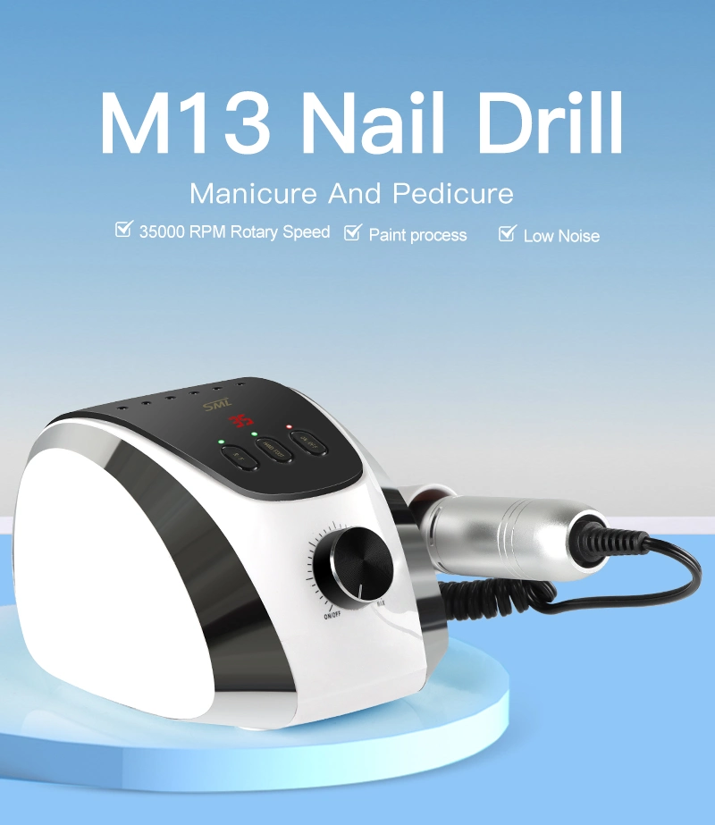 Professional 35000rpm Electric Nail Machine for Acrylic Nail Drill Manicure Polisher Grinder
