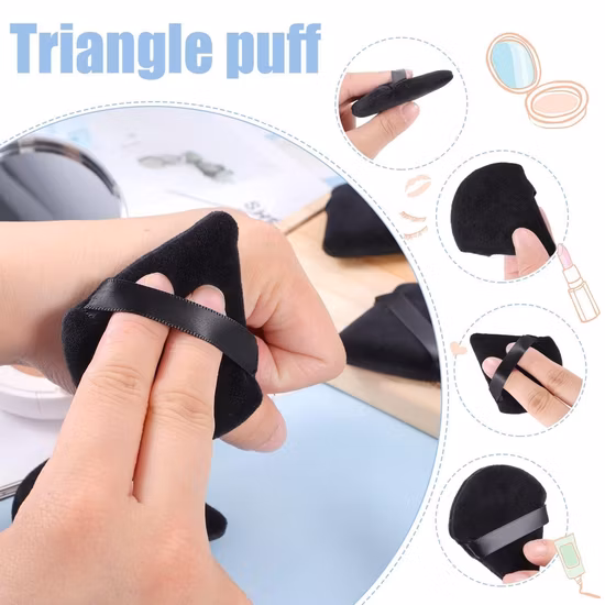Private Label Makeup Remover Pads Washable Facial Deep Cleaning Microfiber Face Cleansing Sponge Bear Shape Makeup Remover Puff