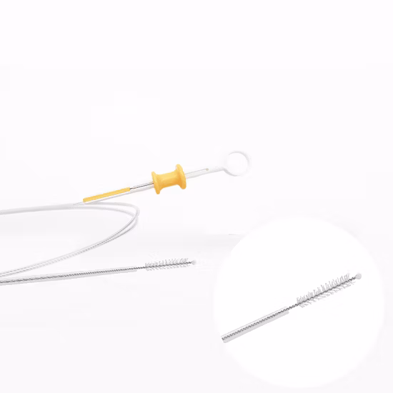 Affordable Disposable Endoscopic Accessories Nylon Head Cell Endoscopy Brush Cytology Brushes for Bronchoscopy with CE Marked