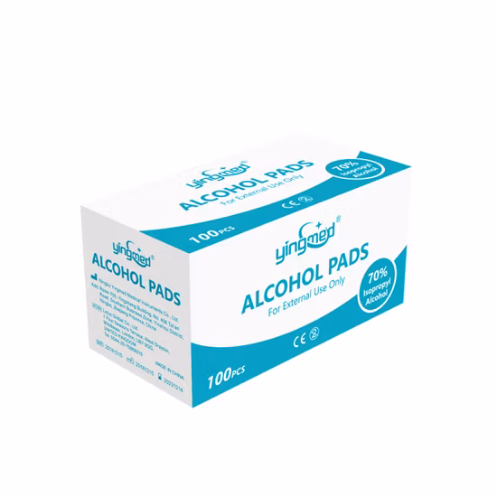 New Products CE and FDA Certificate Medical Alcohol Cotton Prep Pad/Swab