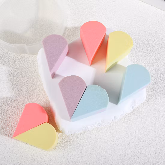 High Quality Facial Cleaning Petal Triangle Makeup Sponge Puff