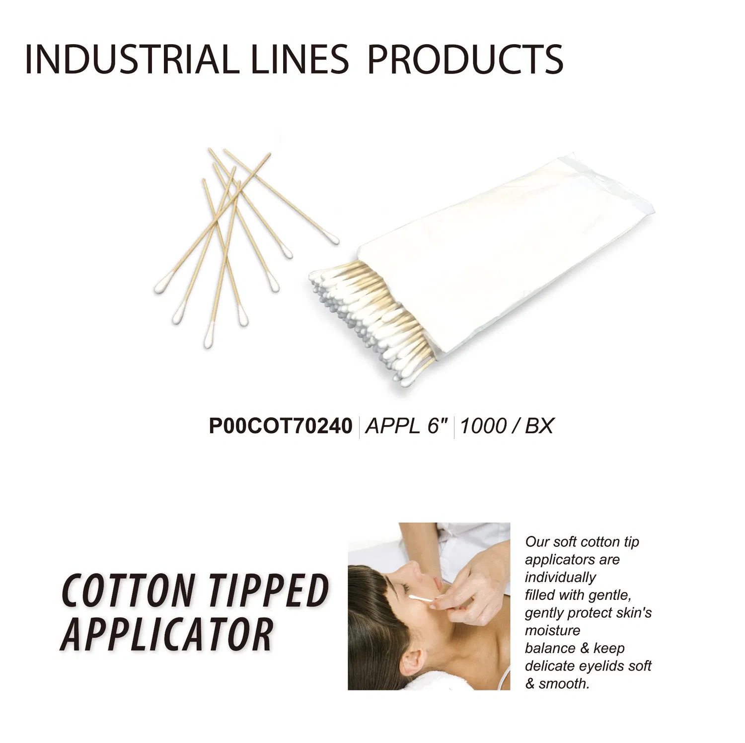 50 Pack Sponge Tipped Eye Shadow Applicators